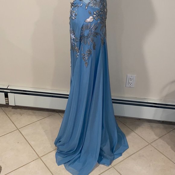 Ema Savahl  hand painted Gown in perfect condition - Picture 6 of 16